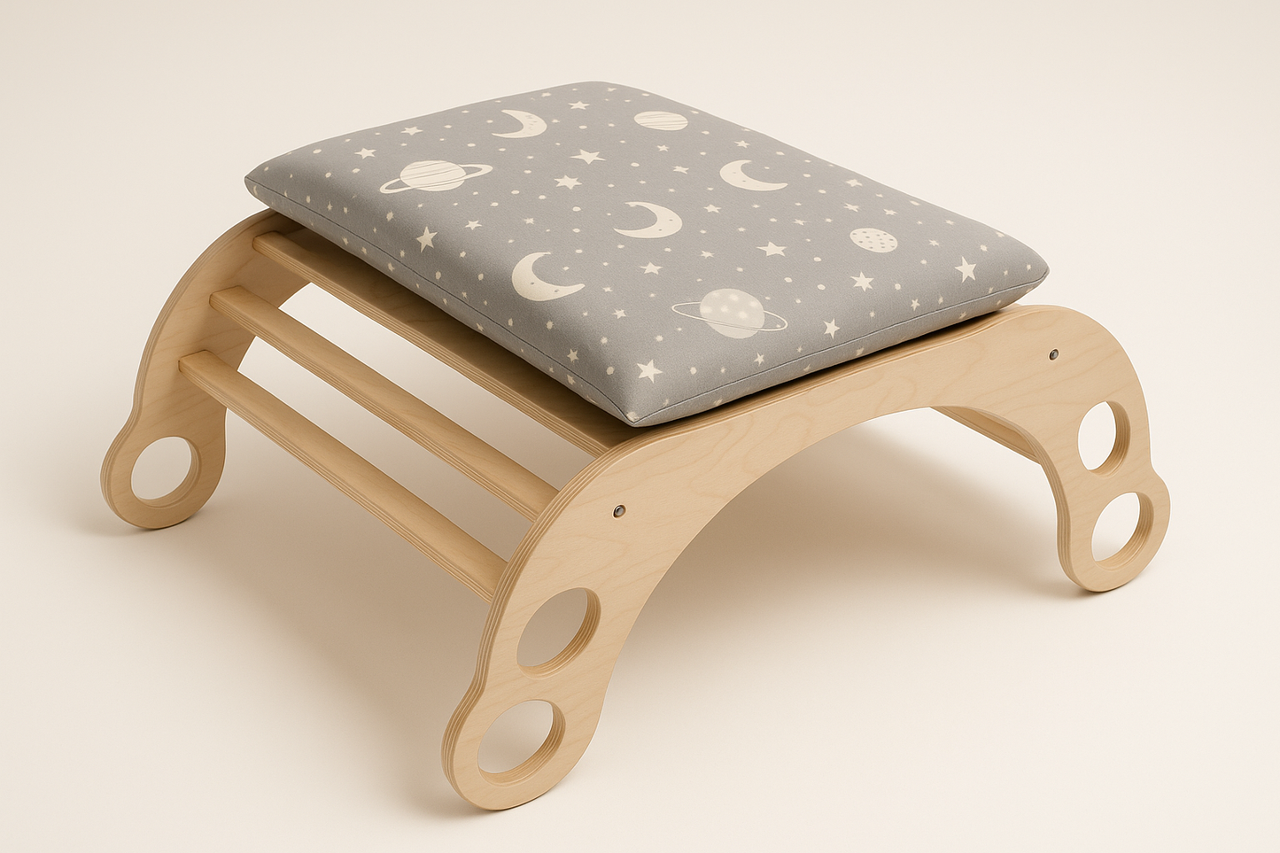 XL Climbing Arch/Rocker & Map Pattern Cushion Set